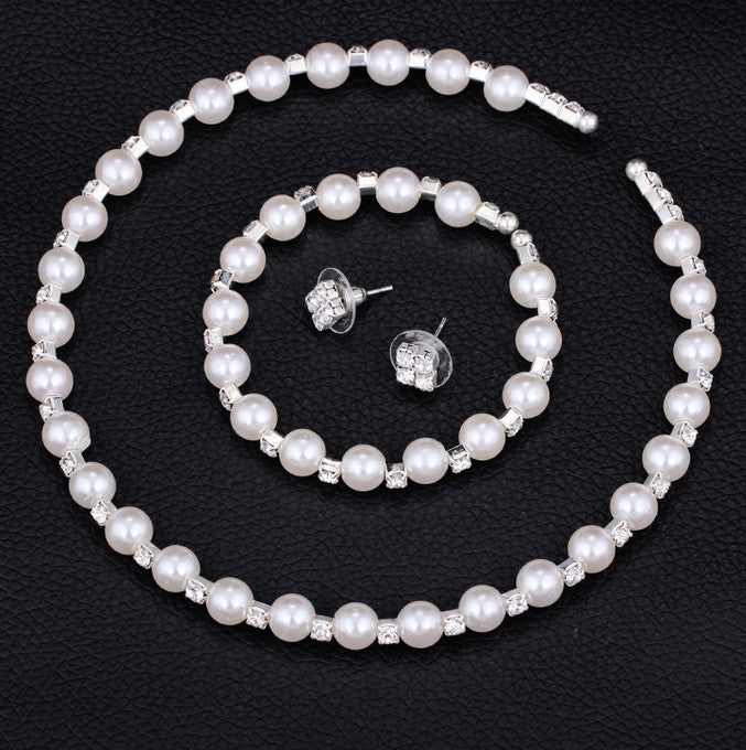 Parure en perles Colette
