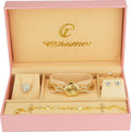 Women's Watch Gift Set - Necklace Ring Earrings Bracelet