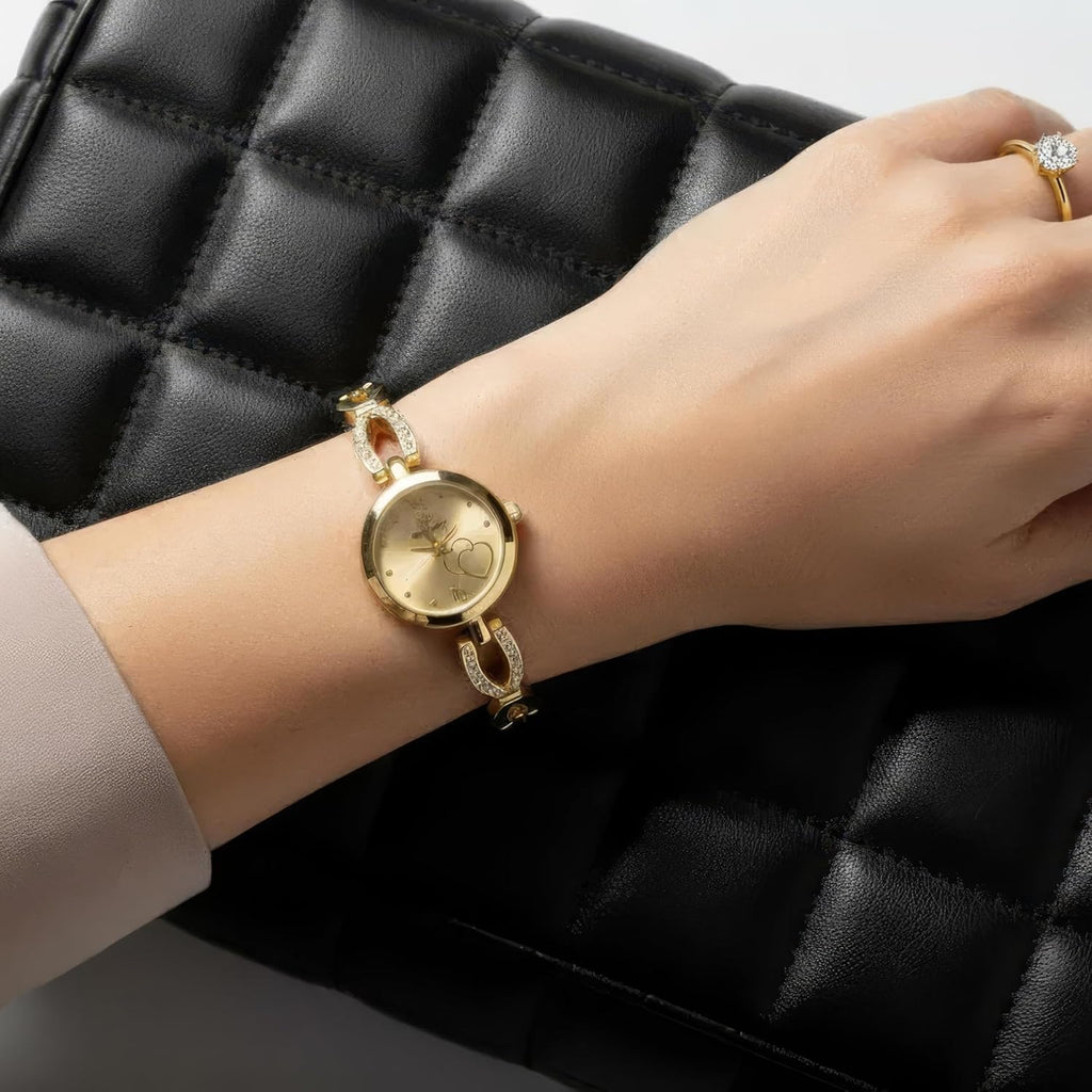 Women's Watch Gift Set - Necklace Ring Earrings Bracelet